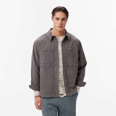  UNITED4 Essentials Erkek Gri Gömlek