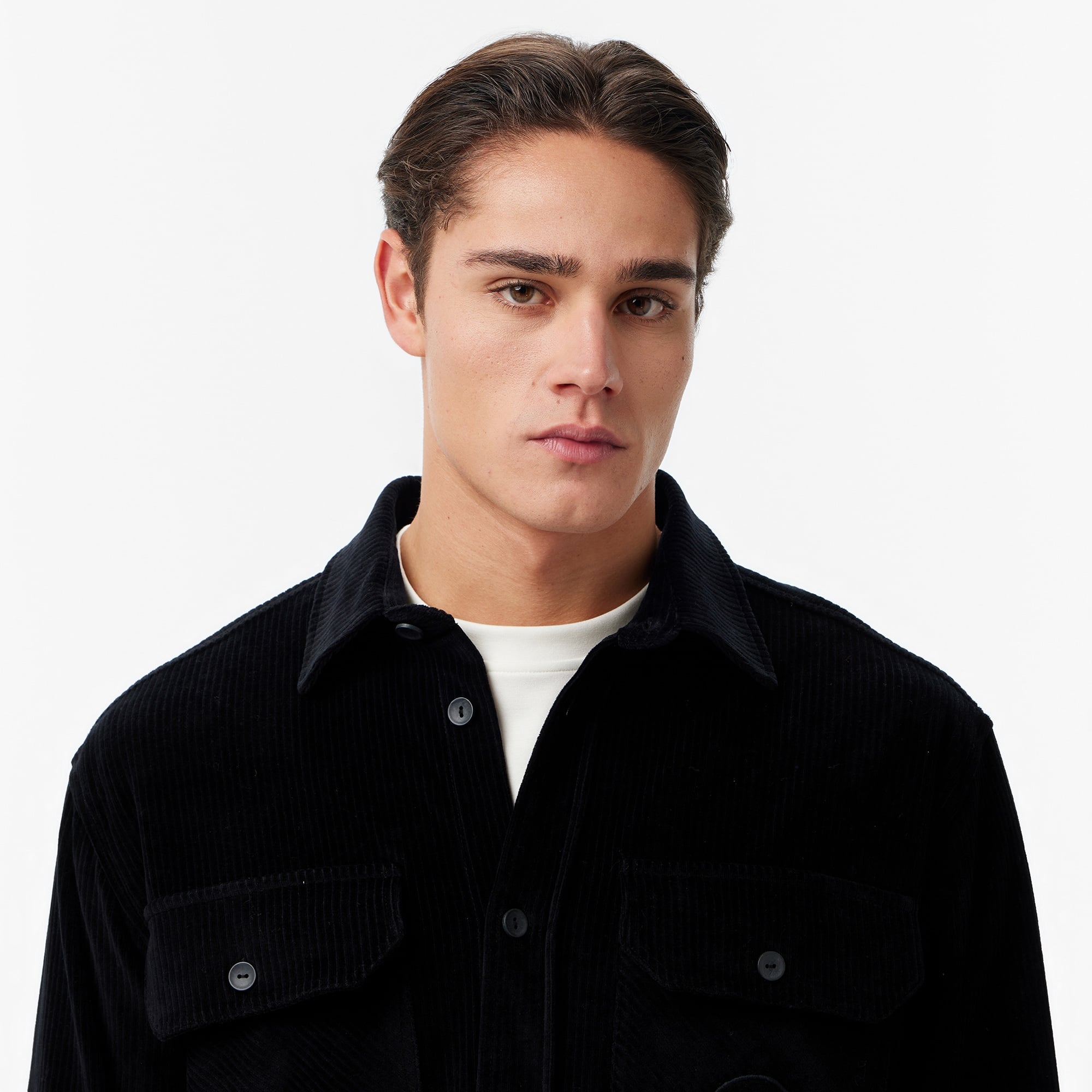 UNITED4 Essentials Erkek Siyah Gömlek