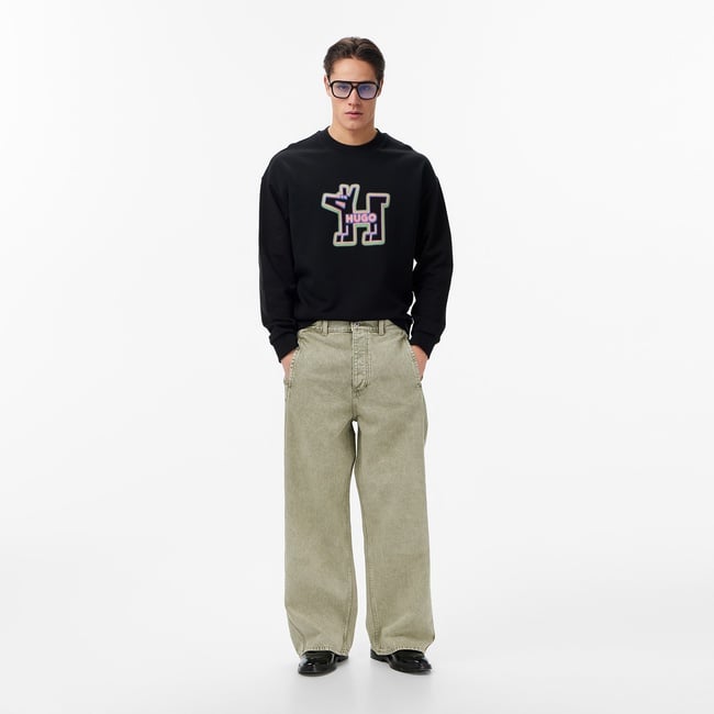  Hugo Boss Tapered Fit Erkek Bej Pantolon