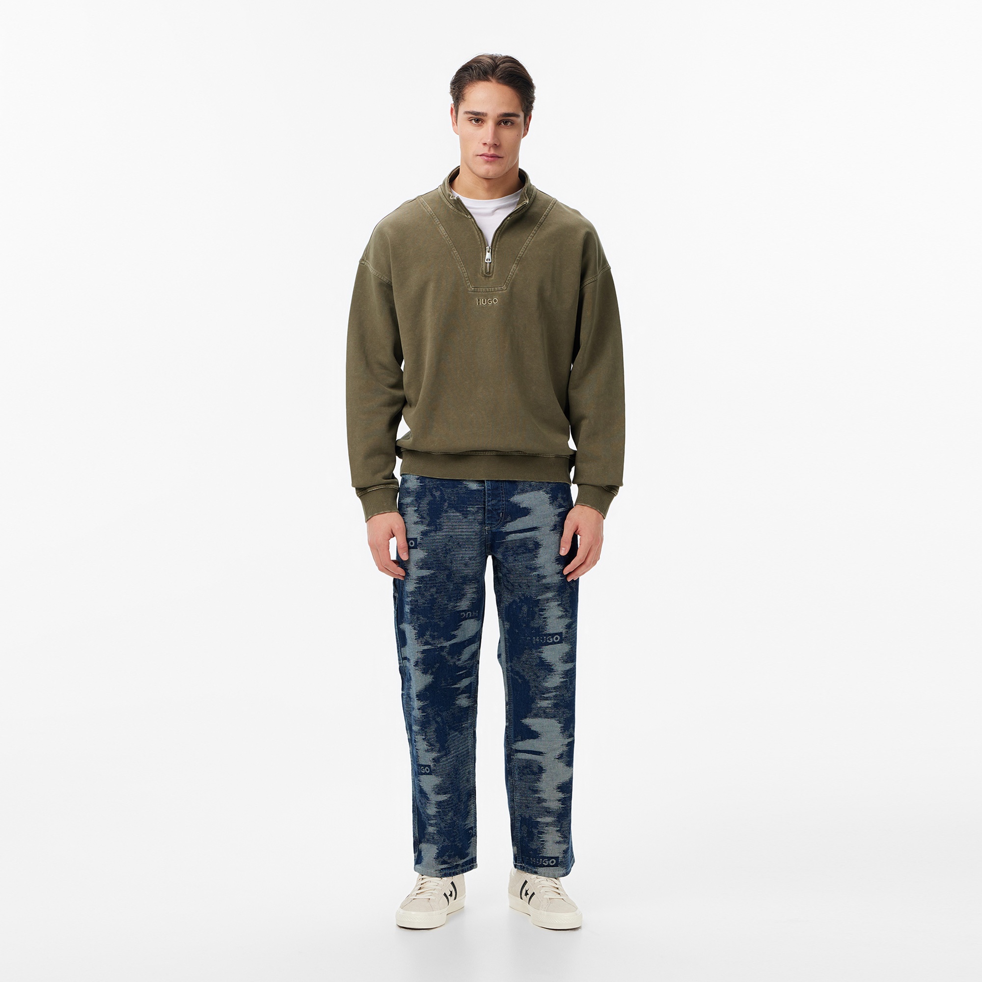 Hugo Carpenter Slim Fit Erkek Mavi Pantolon