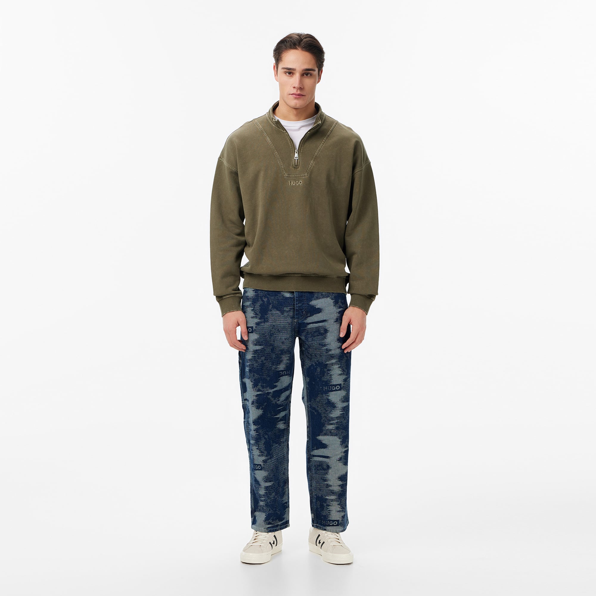  Hugo Carpenter Slim Fit Erkek Mavi Pantolon