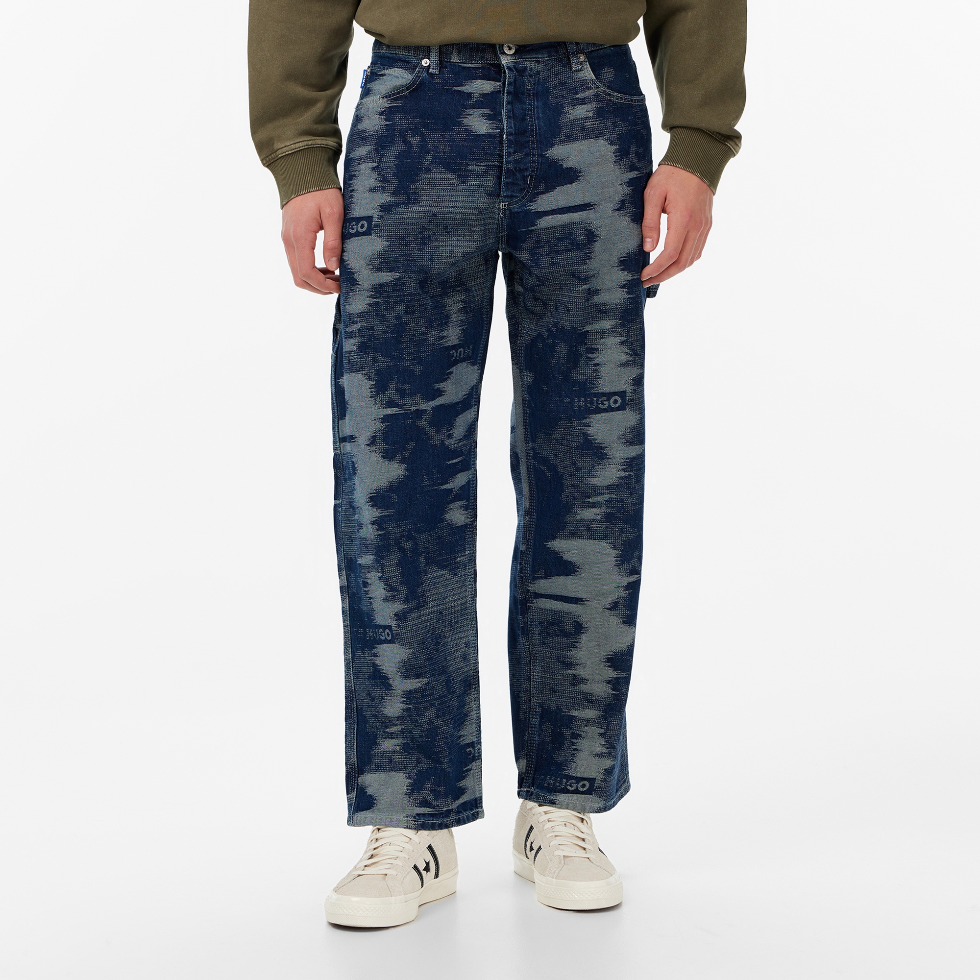 Hugo Carpenter Slim Fit Erkek Mavi Pantolon