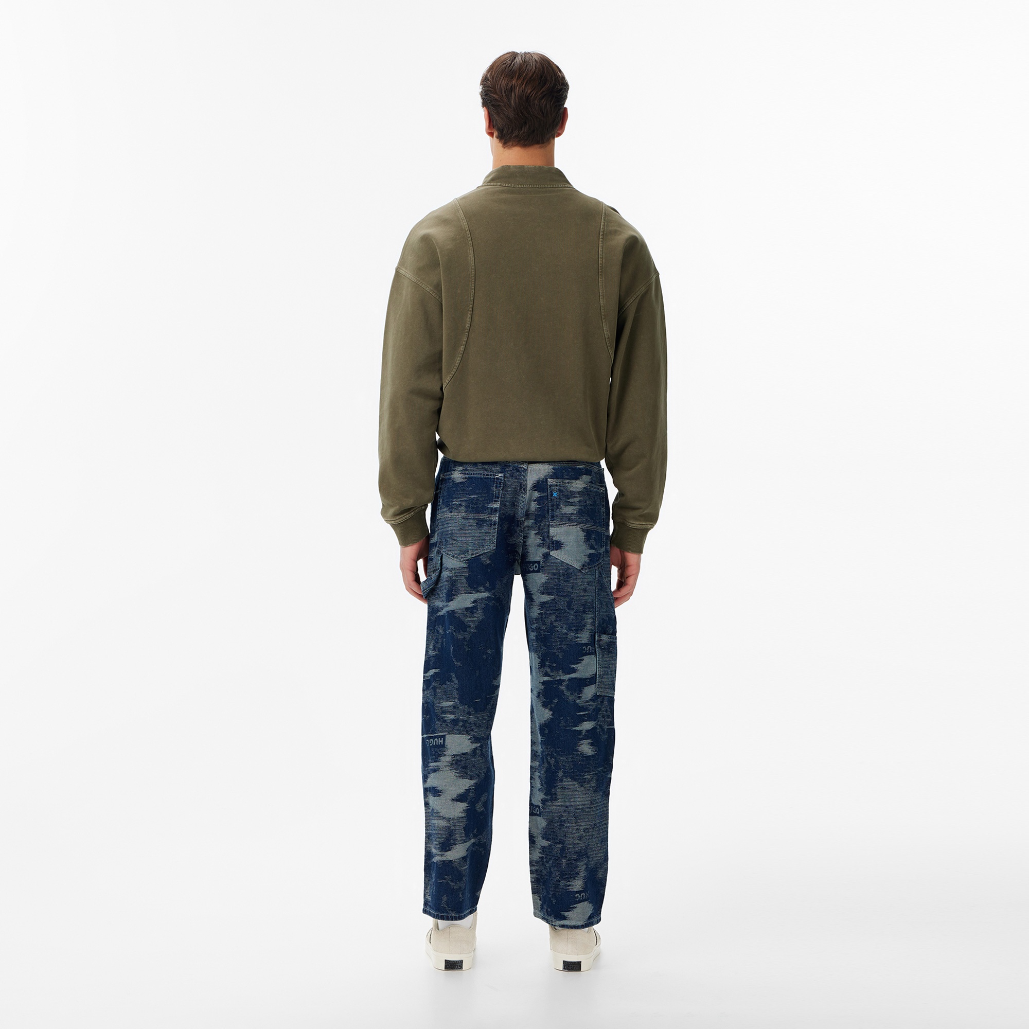 Hugo Carpenter Slim Fit Erkek Mavi Pantolon