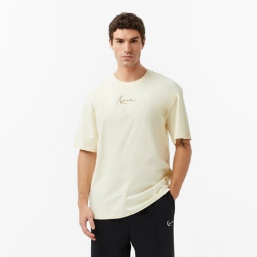  Karl Kani Signature Erkek Bej T-Shirt