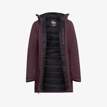  Jack Wolfskin Heidelstein Insulated Kadın Mor Ceket