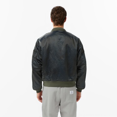  Alpha Industries x TNT MA-1 Flight Erkek Yeşil Bomber Ceket