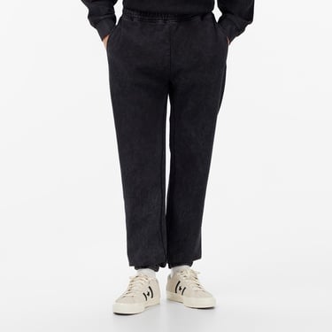  Les Benjamins Relaxed Fit Erkek Siyah Eşofman Altı