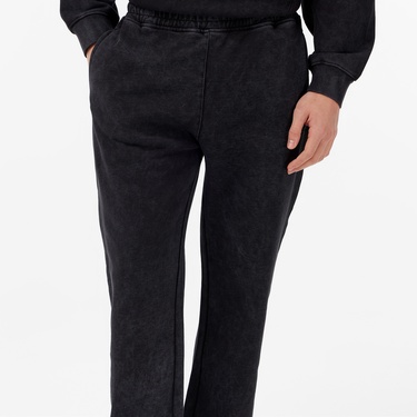  Les Benjamins Relaxed Fit Erkek Siyah Eşofman Altı