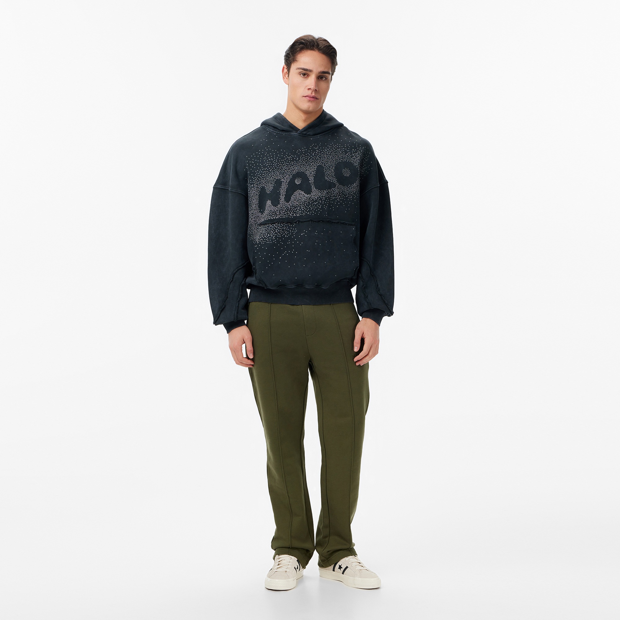 Les Benjamins Essentials 301 Erkek Siyah Sweatshirt