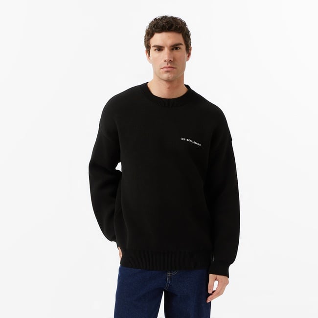  Les Benjamins Essentials 307 Erkek Siyah Eşofman Üstü