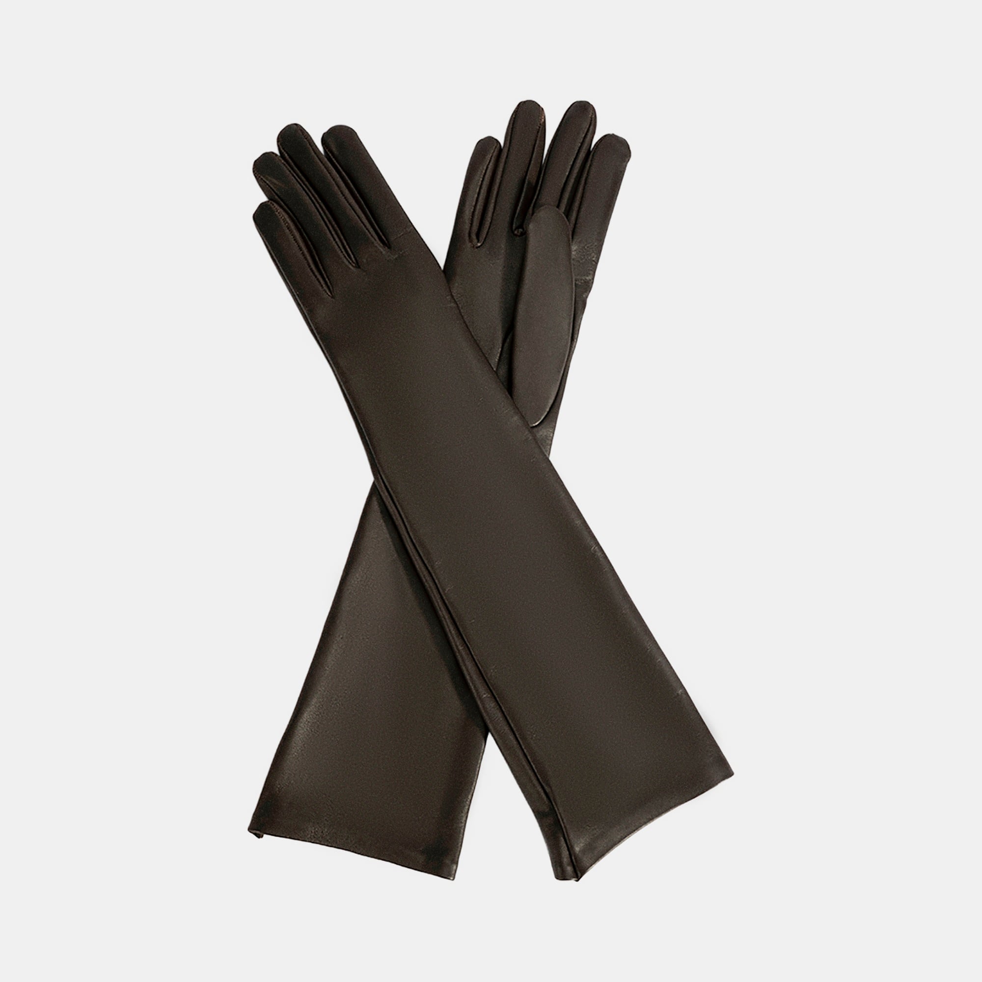 DESA Kadın Acı Kahve Uzun Deri Eldiven