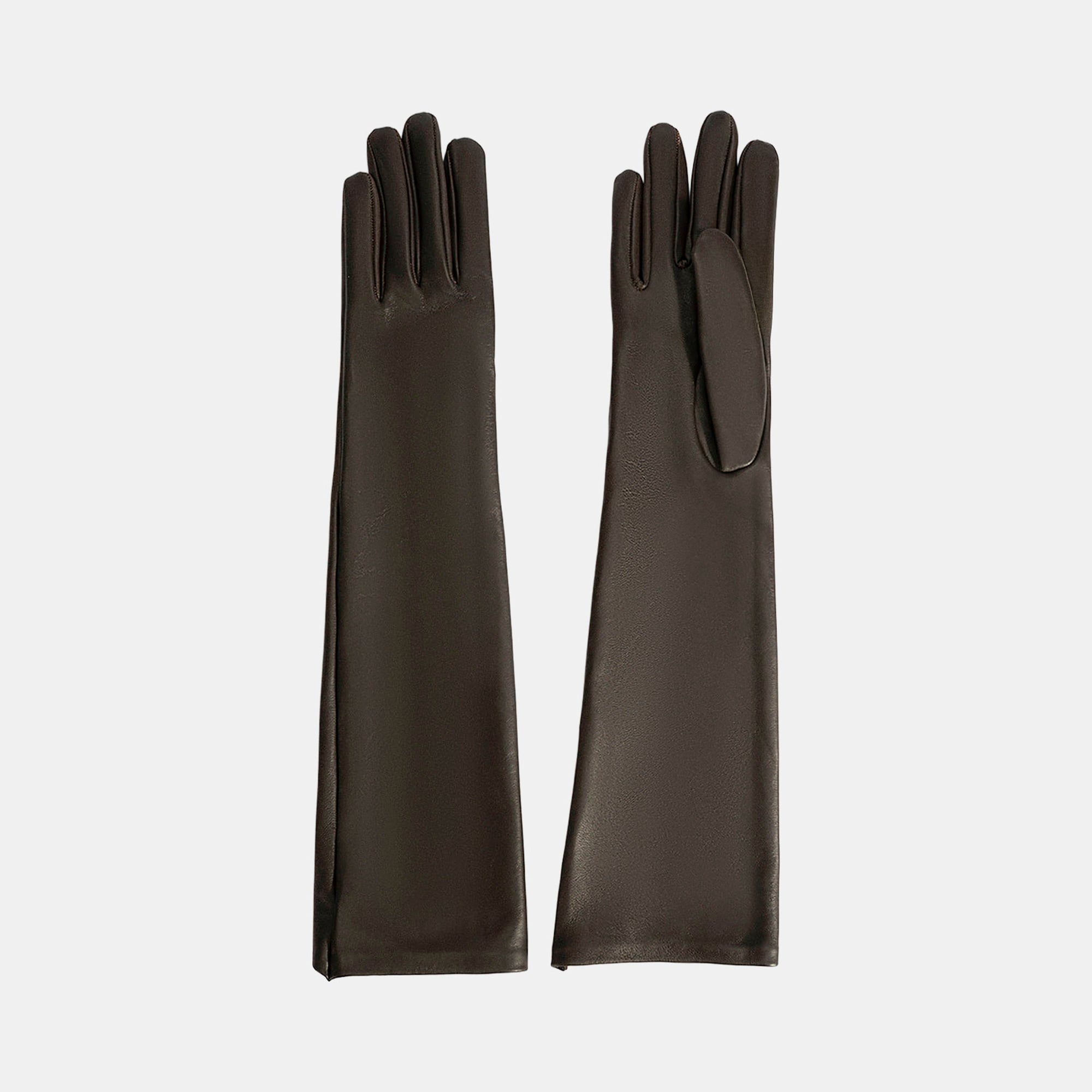 DESA Kadın Acı Kahve Uzun Deri Eldiven