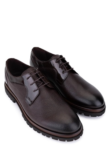  Tamer Tanca Erkek Hakiki Deri Kahverengi Klasik Ayakkabı