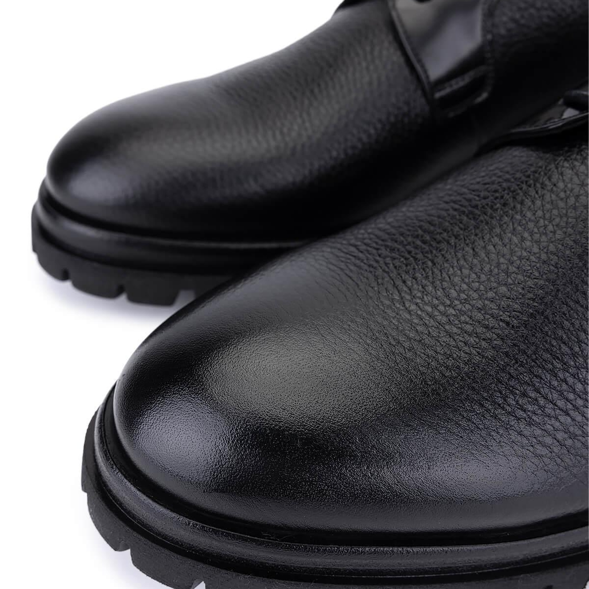 Tamer Tanca Erkek Hakiki Deri Siyah Klasik Ayakkabı