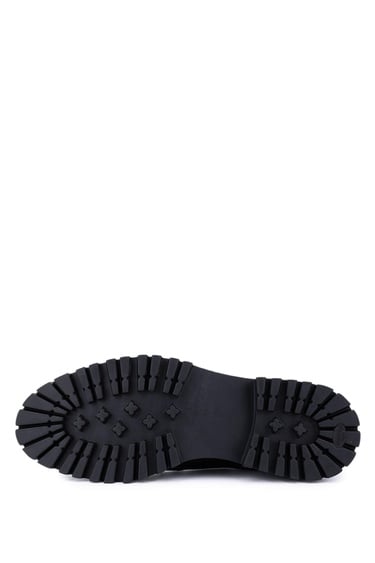  Tamer Tanca Erkek Hakiki Deri Siyah Klasik Ayakkabı