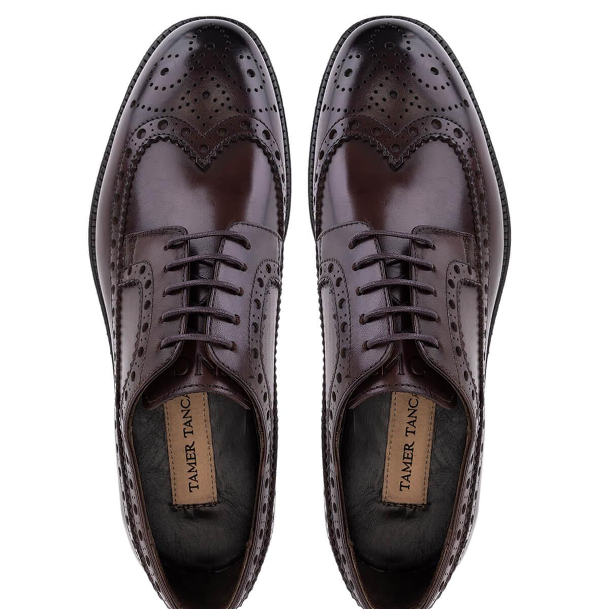 Tamer Tanca Erkek Hakiki Deri Kahverengi Casual Ayakkabı