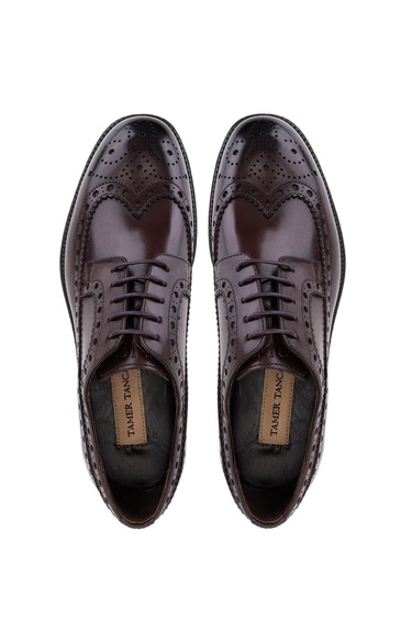  Tamer Tanca Erkek Hakiki Deri Kahverengi Casual Ayakkabı