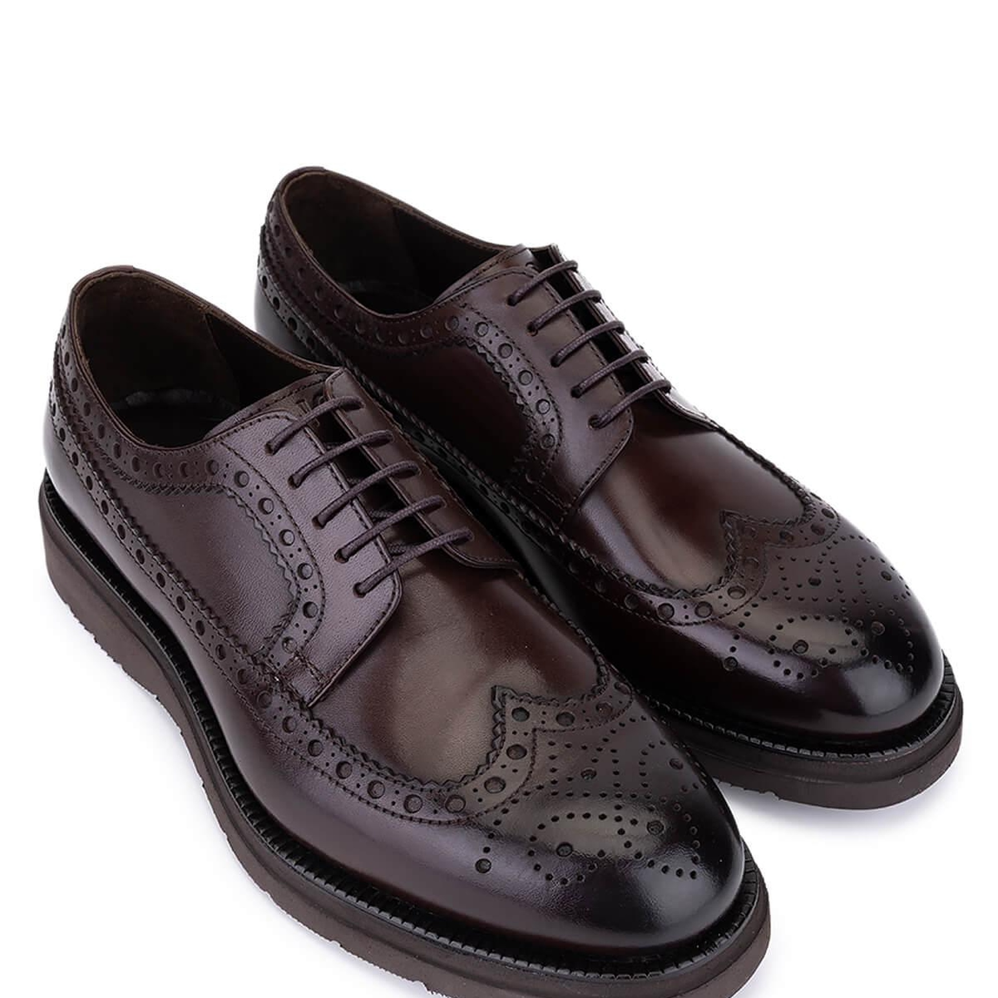 Tamer Tanca Erkek Hakiki Deri Kahverengi Casual Ayakkabı