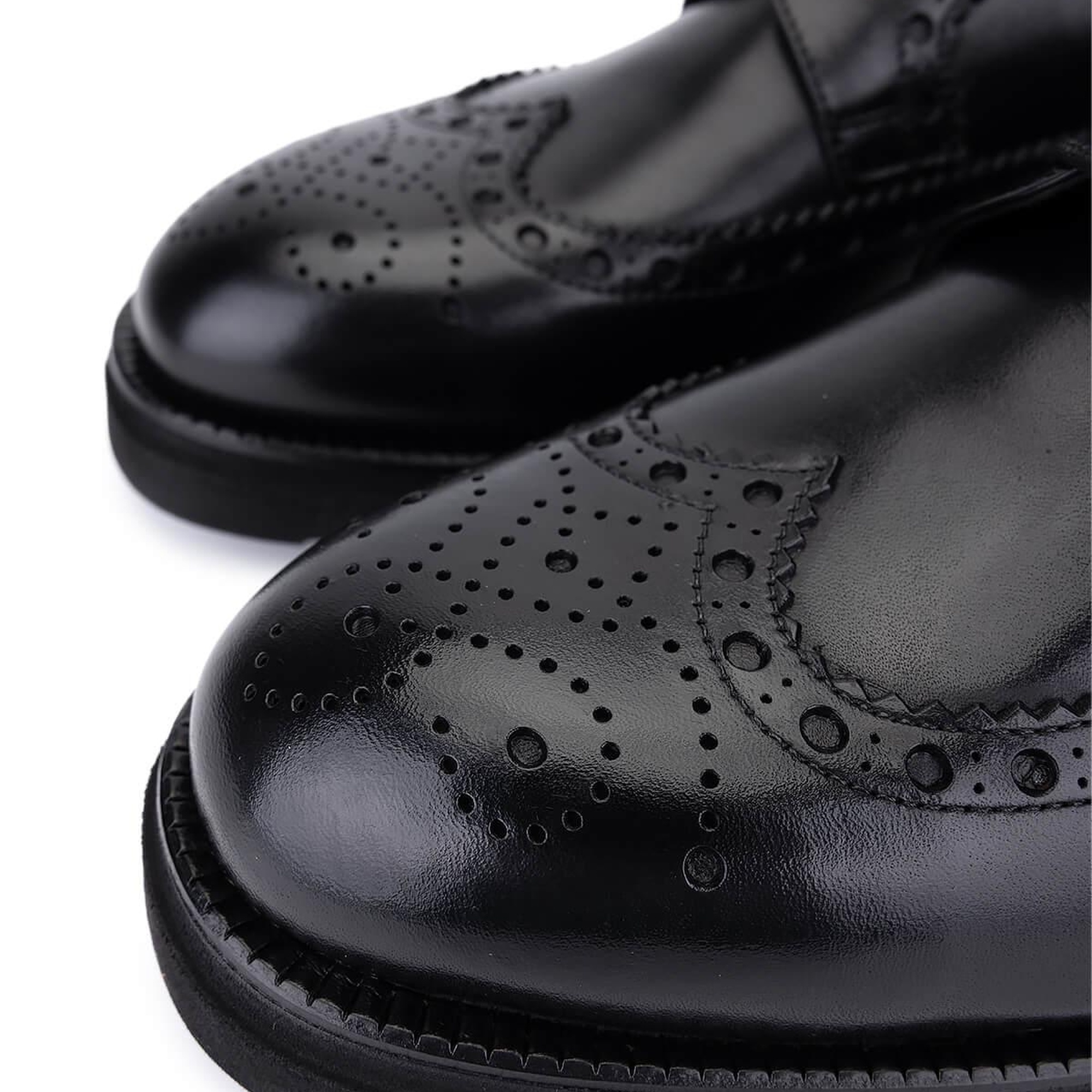 Tamer Tanca Erkek Hakiki Deri Siyah Casual Ayakkabı