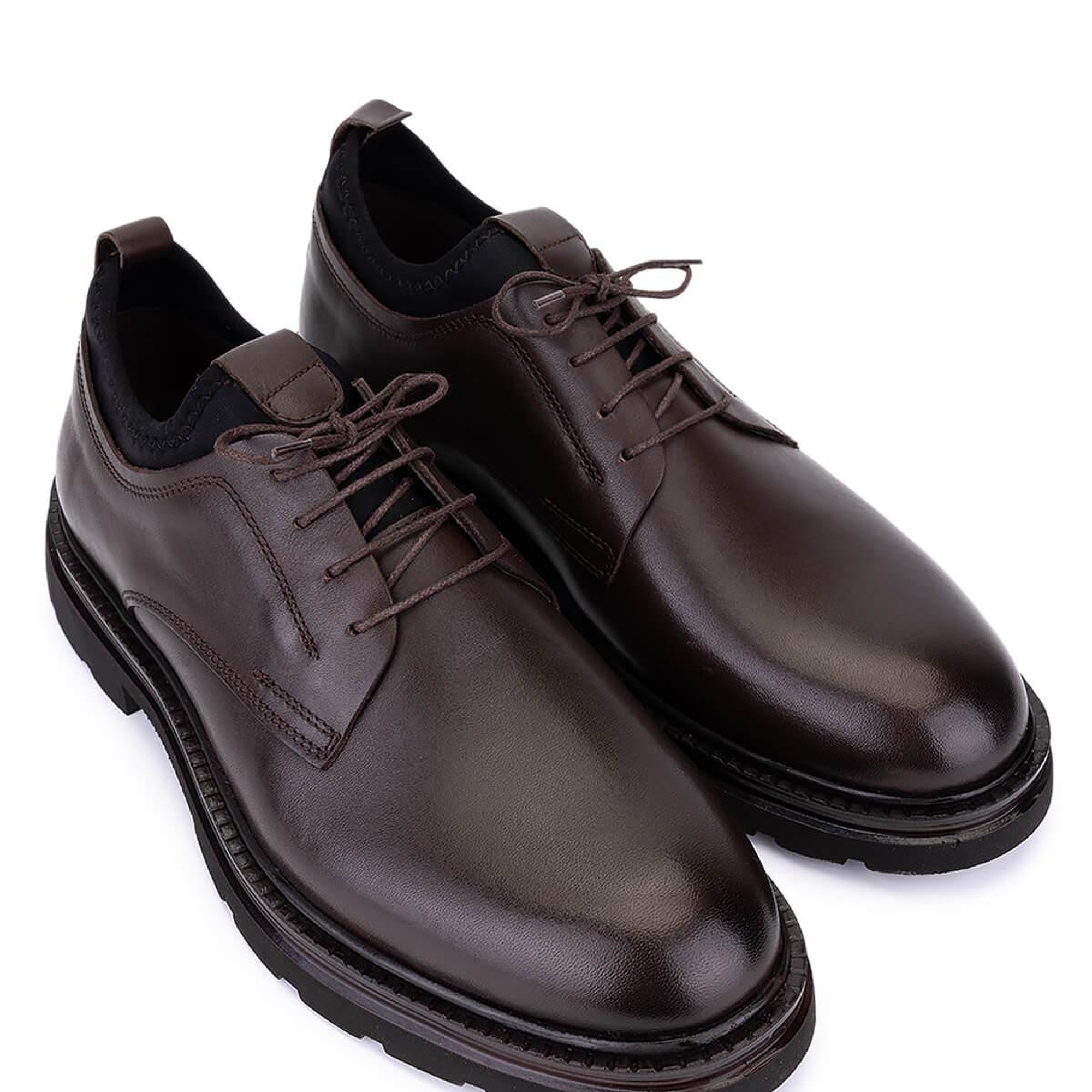 Tamer Tanca Erkek Hakiki Deri Kahverengi Casual Ayakkabı