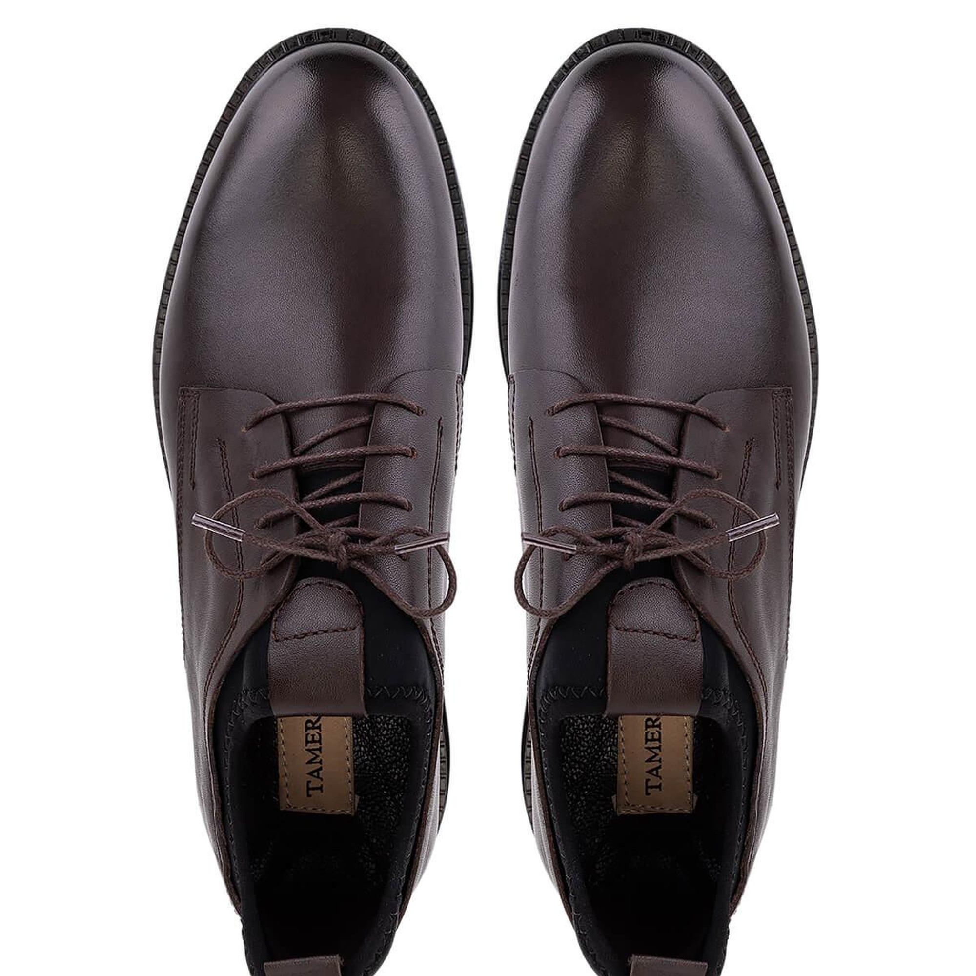 Tamer Tanca Erkek Hakiki Deri Kahverengi Casual Ayakkabı