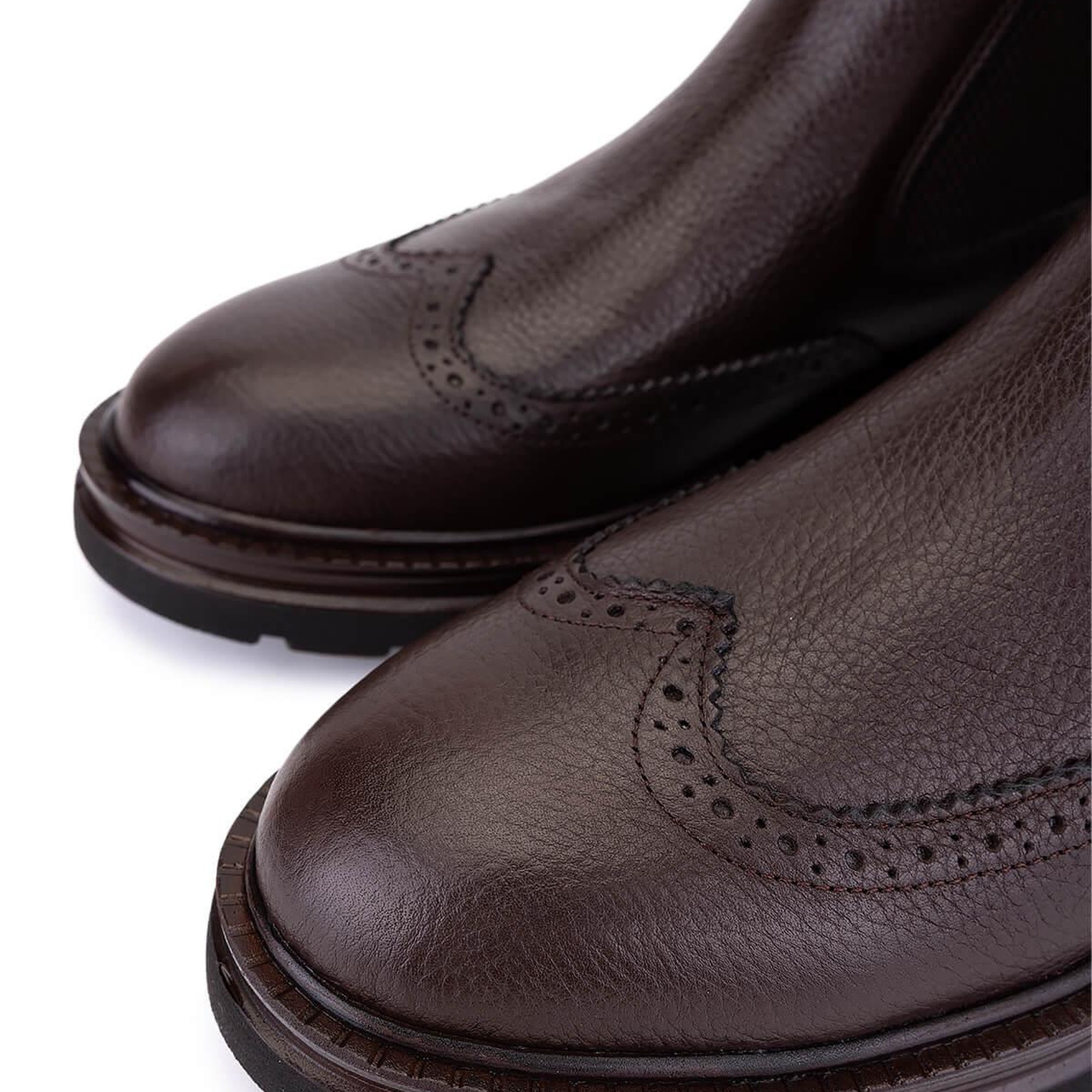 Tamer Tanca Erkek Hakiki Deri Kahverengi Casual Bot