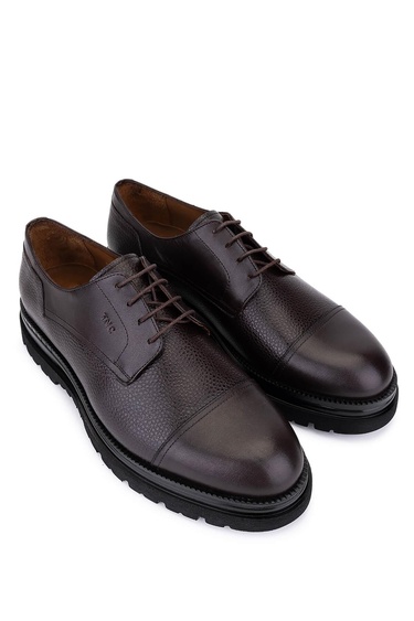  Tamer Tanca Erkek Hakiki Deri Kahverengi Klasik Ayakkabı