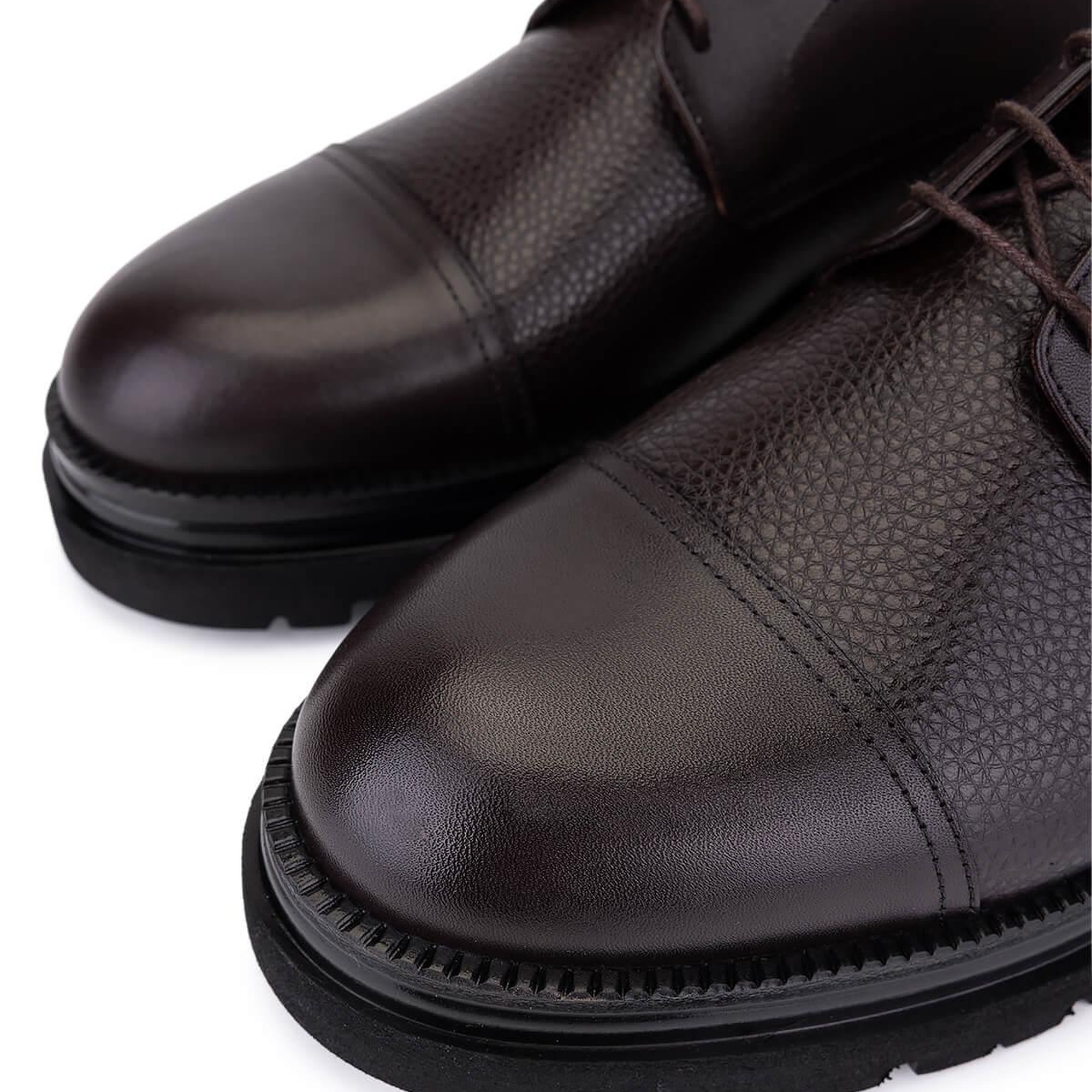 Tamer Tanca Erkek Hakiki Deri Kahverengi Klasik Ayakkabı