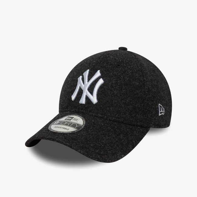  New Era 9Forty New York Yankees Melton Wool Unisex Siyah Şapka