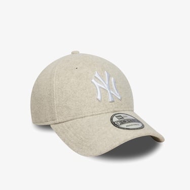  New Era 9Forty New York Yankees Melton Wool Unisex Bej Şapka