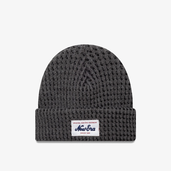  New Era Short Waffle Skull Unisex Gri Bere