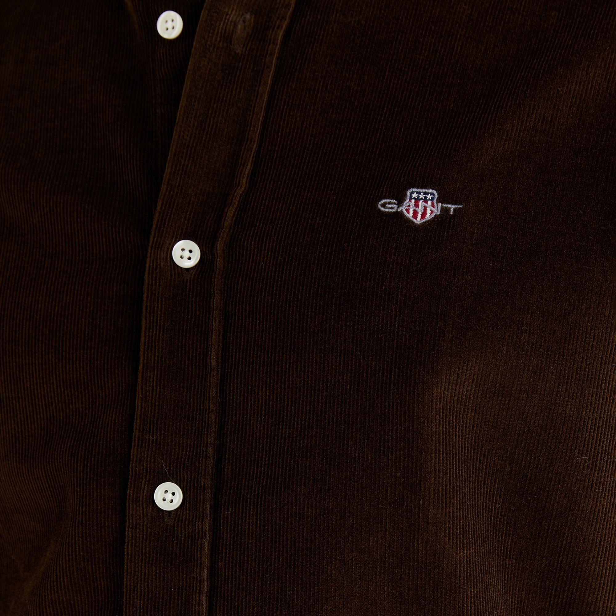 GANT Erkek Kahverengi Regular Fit Düğmeli Gömlek
