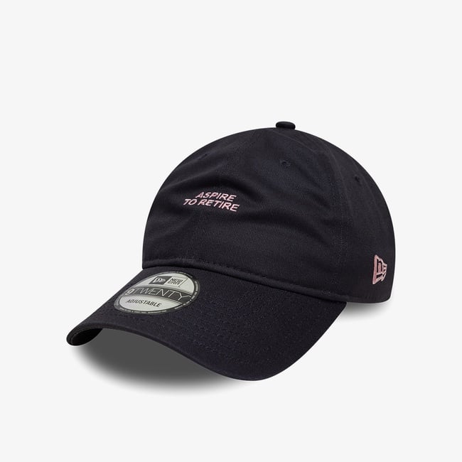  New Era Slogan Aspire To Retire 9Twenty Unisex Lacivert Şapka