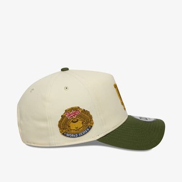  New Era LA Dodgers MLB World Series Patch Unisex Krem Şapka