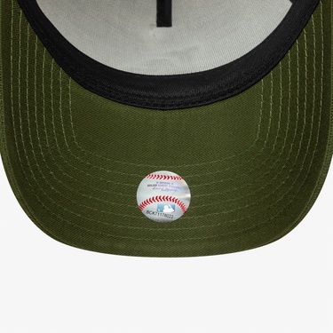  New Era LA Dodgers MLB World Series Patch Unisex Krem Şapka