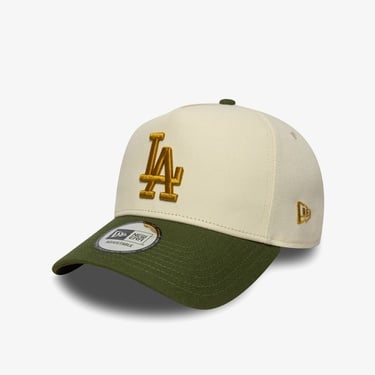  New Era LA Dodgers MLB World Series Patch Unisex Krem Şapka