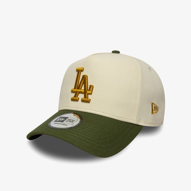  New Era LA Dodgers MLB World Series Patch Unisex Krem Şapka