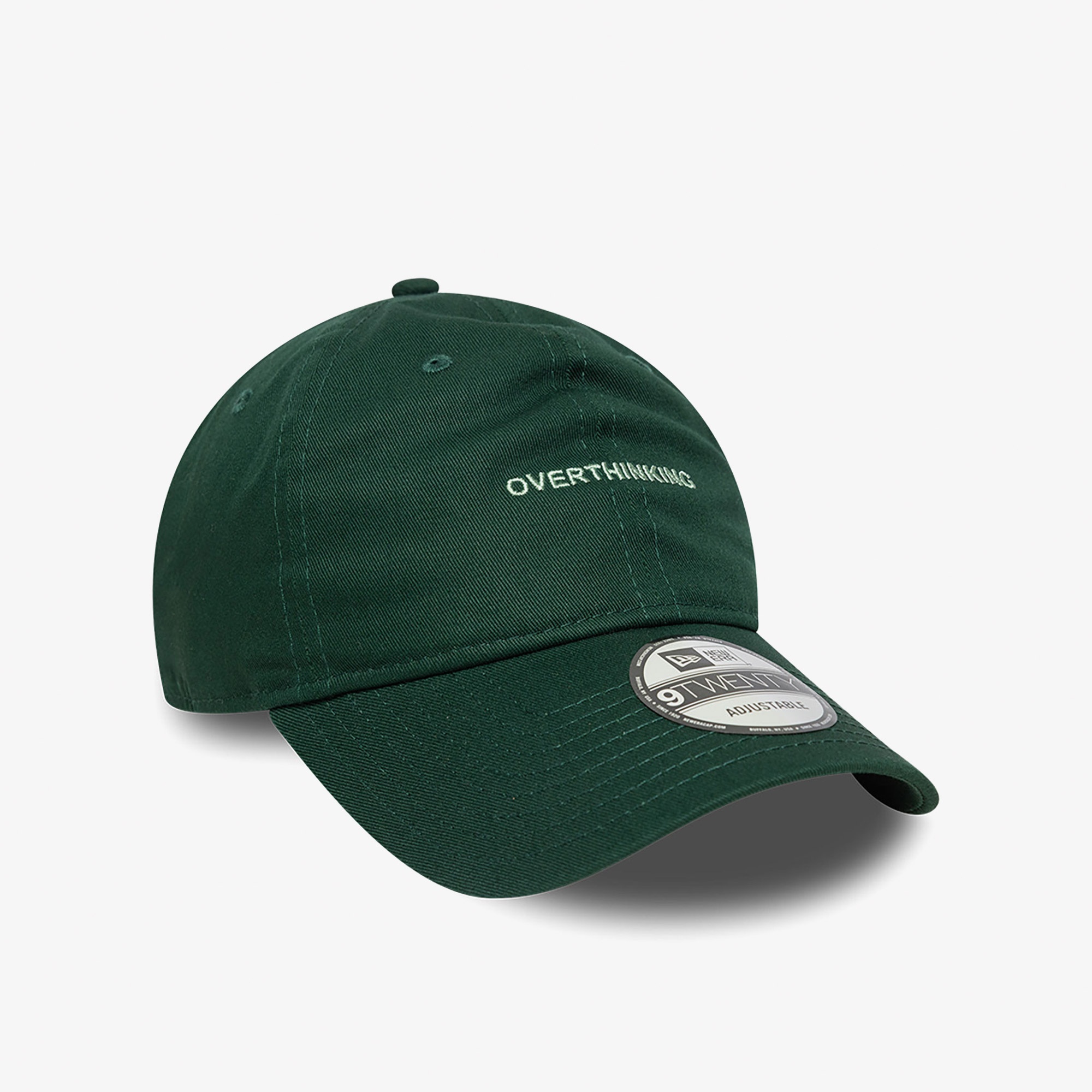 New Era Overthinking Slogan 9Twenty Unisex Yeşil Şapka