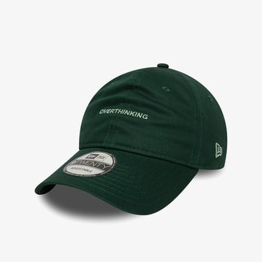  New Era Overthinking Slogan 9Twenty Unisex Yeşil Şapka
