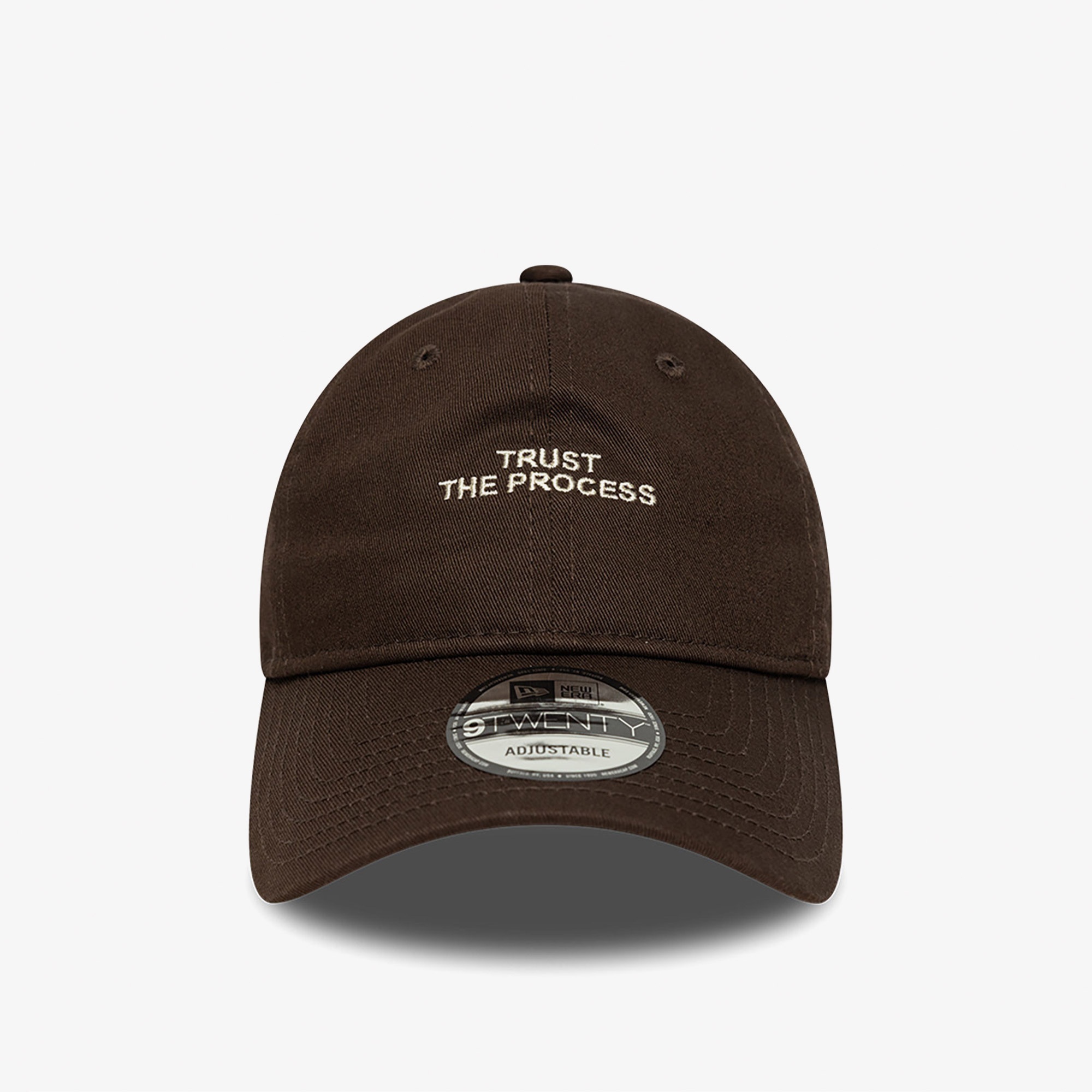 New Era Trust The Process Slogan 9Twenty Unisex Kahverengi Şapka