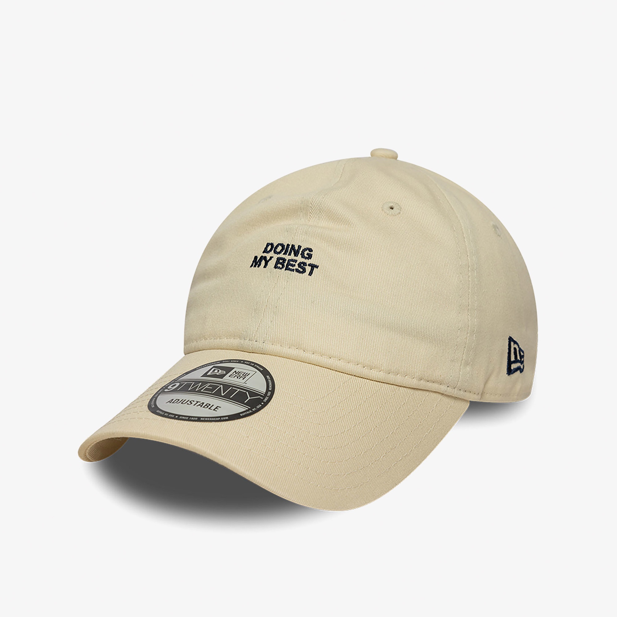 New Era Doing My Best Slogan 9Twenty Unisex Bej Şapka