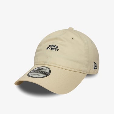  New Era Doing My Best Slogan 9Twenty Unisex Bej Şapka