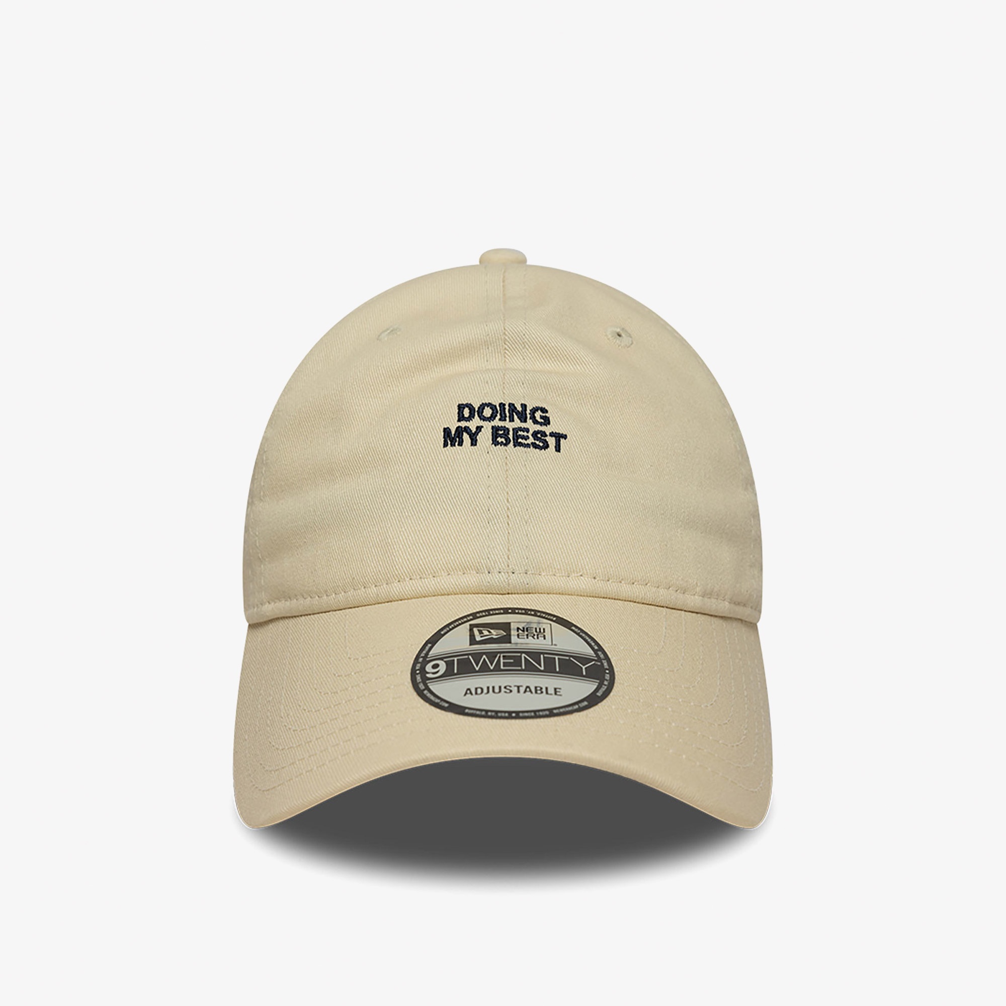 New Era Doing My Best Slogan 9Twenty Unisex Bej Şapka