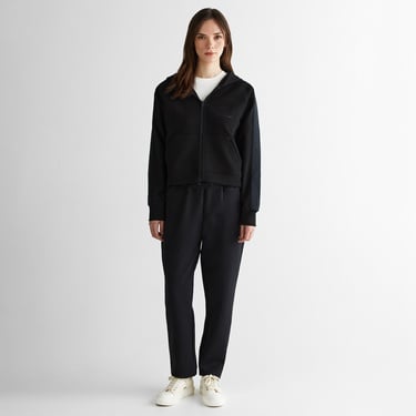  GANT Kadın Siyah Fermuarlı Kapüşonlu Sweatshirt