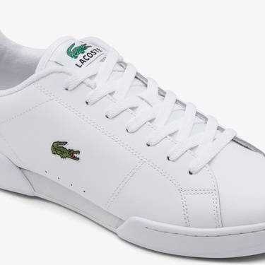  Lacoste Carnaby Cup Erkek Beyaz Sneaker