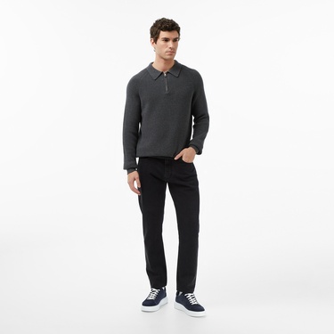  Nautica Erkek Gri Classic Fit Kazak