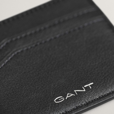  GANT Erkek Siyah Deri Logolu Cüzdan