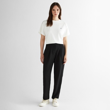 GANT Kadın Siyah Carrot Fit Pantolon