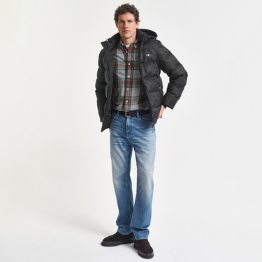  GANT Erkek Siyah Regular Fit Active Cloud Mont