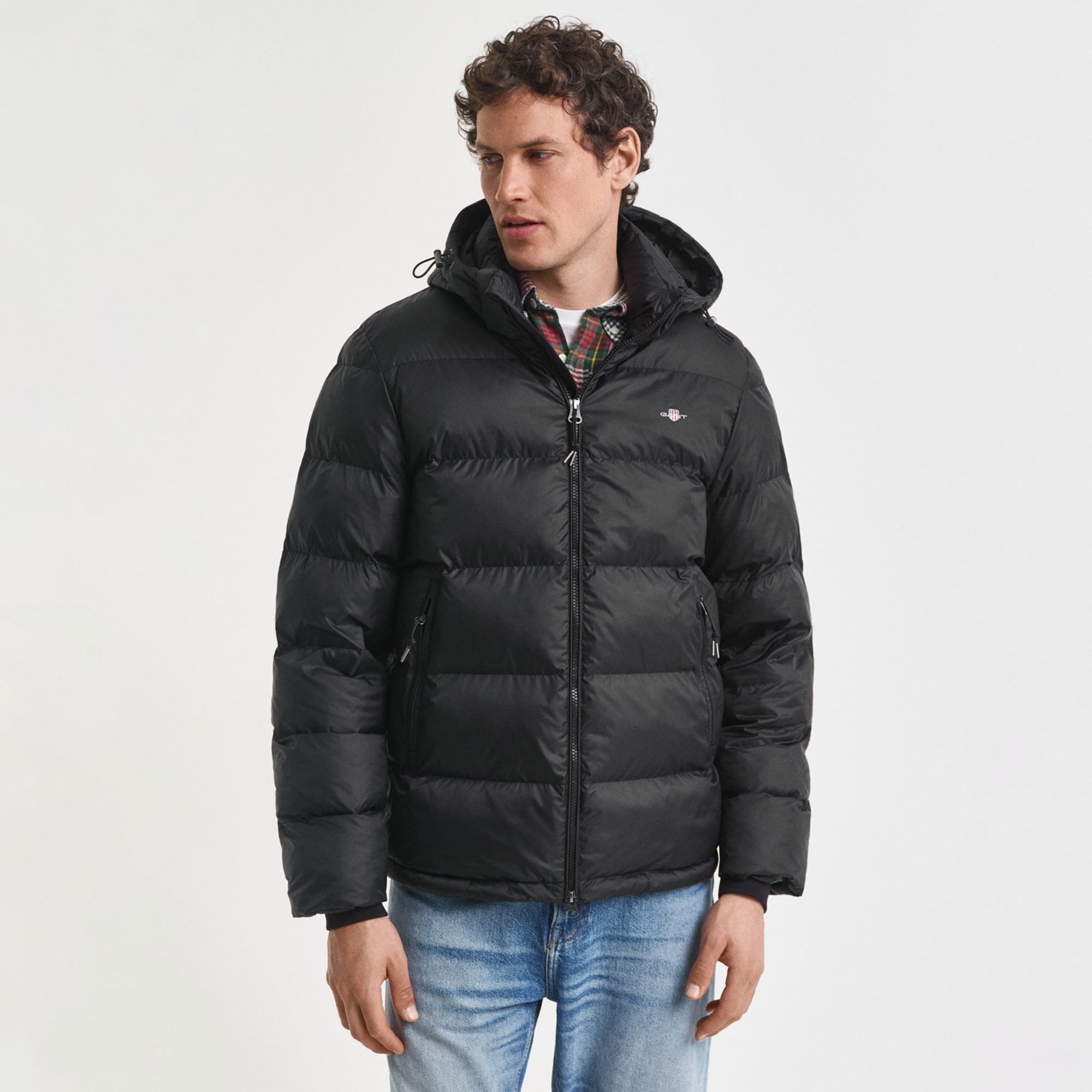  GANT Erkek Siyah Regular Fit Active Cloud Mont